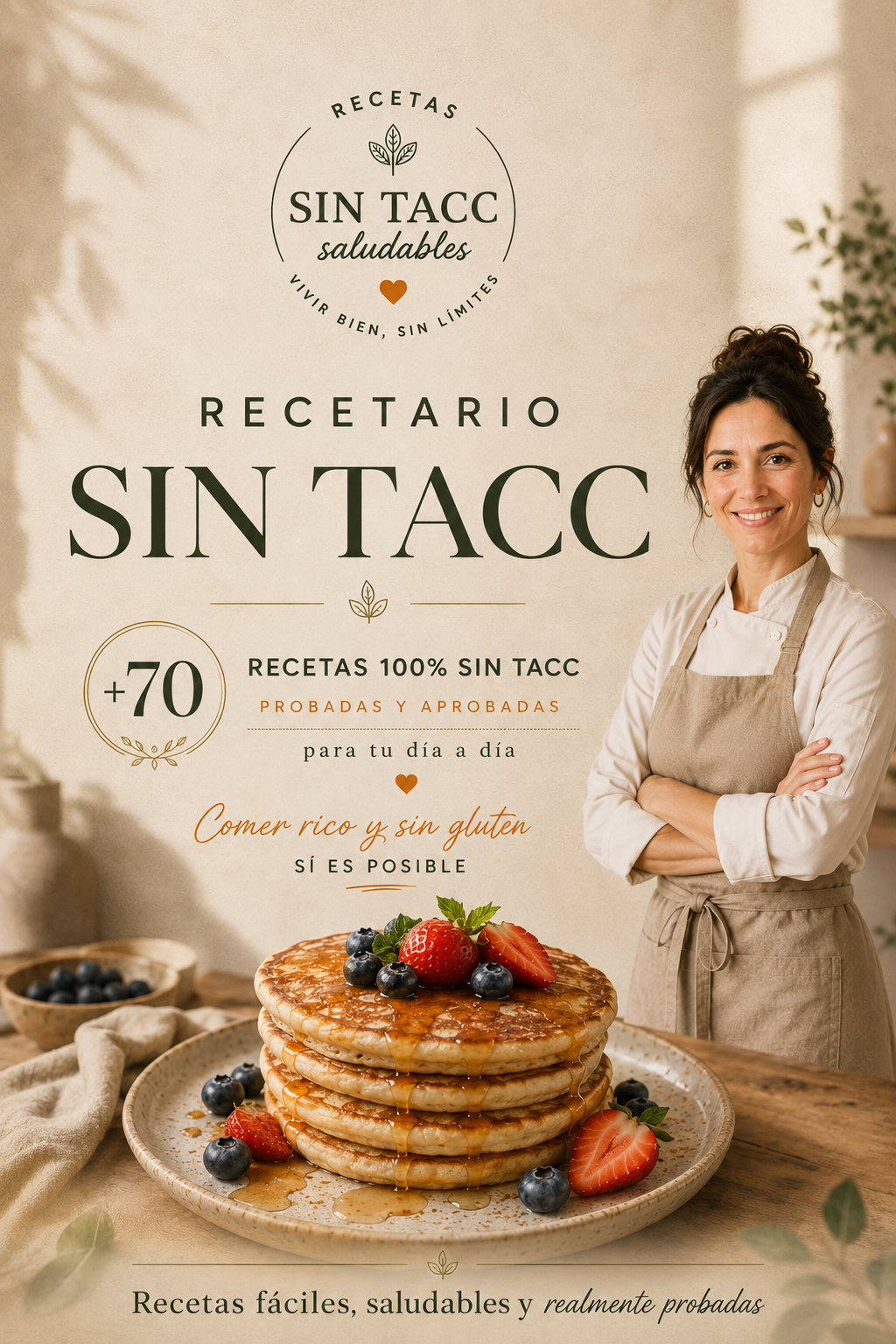 +70 Recetas Sin Gluten | Tu Recetario Digital Definitivo